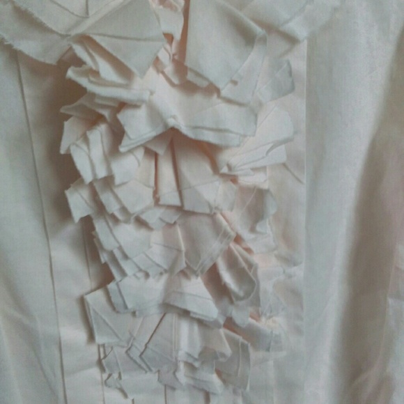 SOLD JCrew Top With From Ruffle Design - Picture 3 of 4